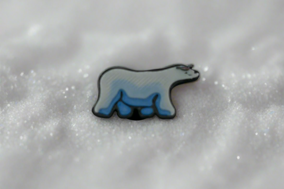 Al the Polar Bear Croc Charm