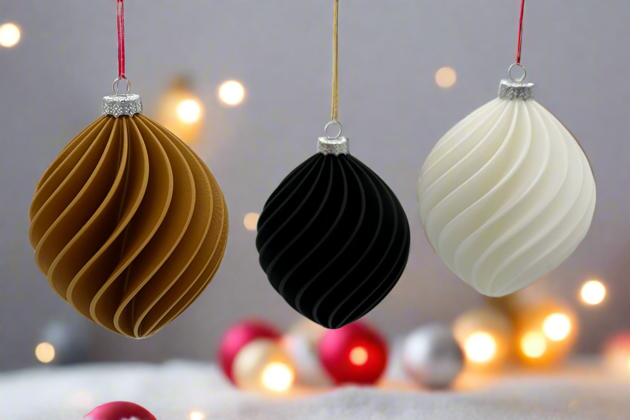 Spiral Ball Christmas Ornament