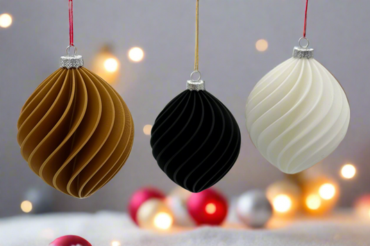 Spiral Ball Christmas Ornament