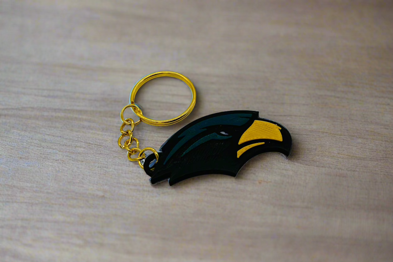 Falcons Football Keychain