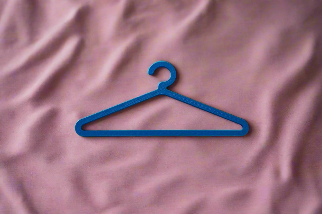 Blue hanger for Build-a-bear clothes